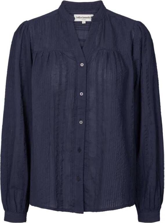 Lolly's Laundry Elif -shirt donkerblauw Blauw Dames