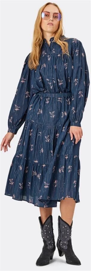 Lollys Laundry Cara Blouse 23472-2043 Navy Blue Dames - Foto 3