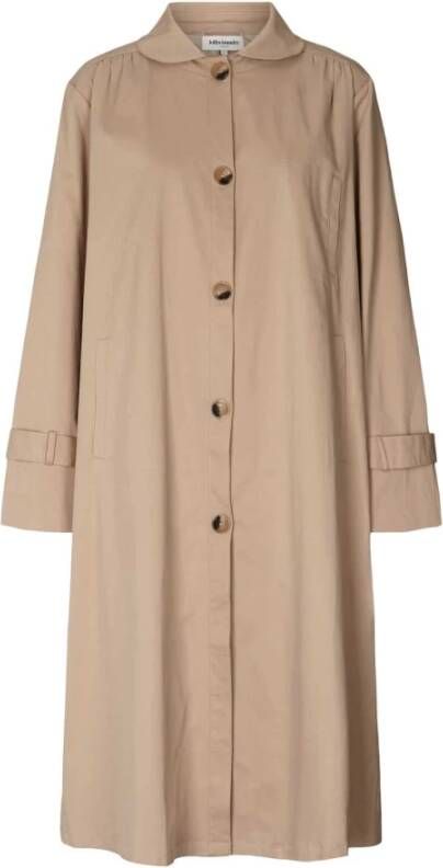 Lolly's Laundry Trench Coats Beige Dames