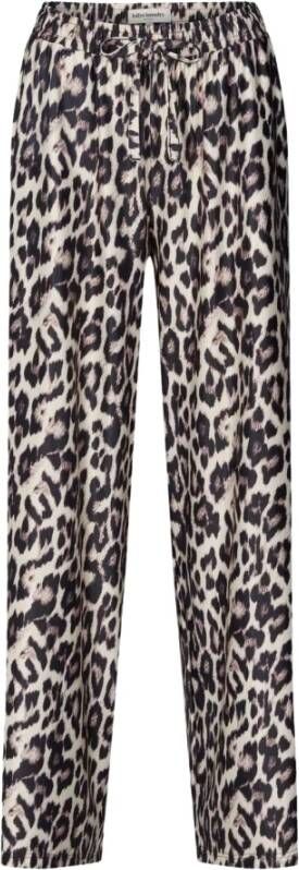 Lollys Laundry Wide Trousers Bruin Dames