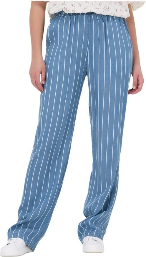 Lollys Laundry Wijde Broek Dames Blauw Blue Dames - Foto 3