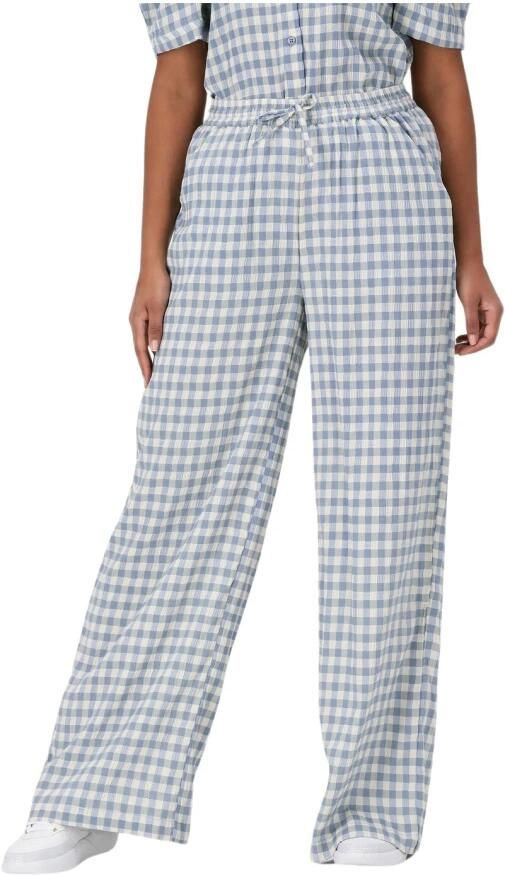 Lollys Laundry Wijde Broek Rita Lichtblauw Blue Dames - Foto 3