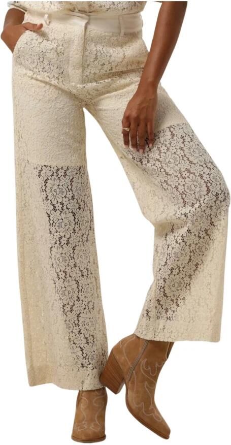 Lollys Laundry Wijde Ecru Broek Sheilall Stijl Beige Dames - Foto 5