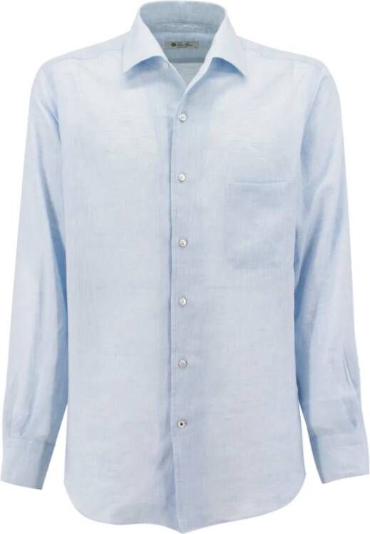 Loro Piana Casual overhemd Blauw Heren