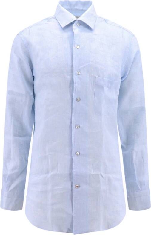 Loro Piana Casual Shirts Blauw Heren