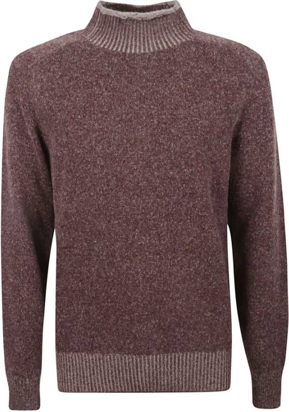 Loro Piana Luxe Lupetto Dunscore Cash Coarseha Trui Rood Heren