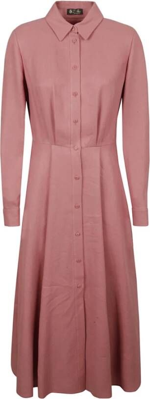 Loro Piana Shirt Dresses Roze Dames