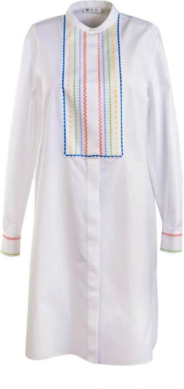 Loro Piana Shirt Dresses White Dames