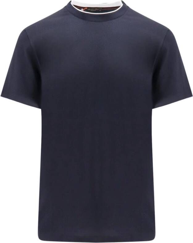 Loro Piana T-Shirts Blauw Heren