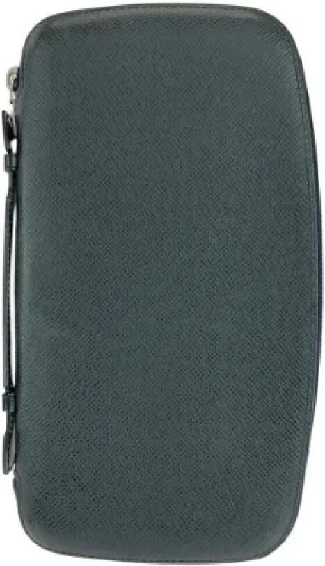Louis Vuitton Vintage Pre-owned Leather wallets Black Dames
