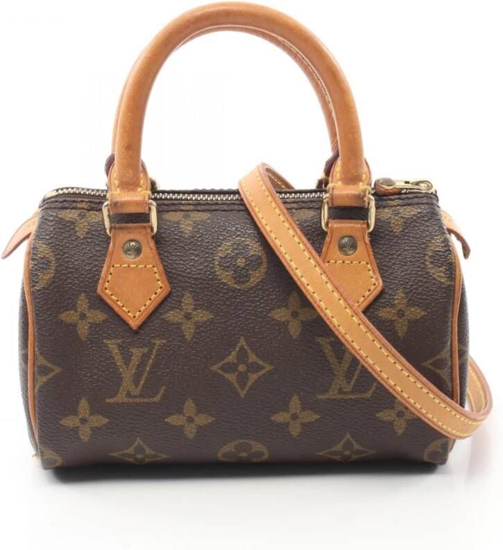 Louis Vuitton Vintage Brede jeans Bruin Dames
