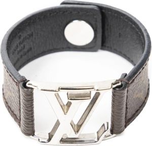 Louis Vuitton Vintage Hockenheim Bracelet Bruin Heren