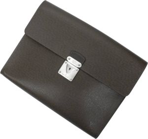 Louis Vuitton Vintage Minuto Business Bag Bruin Heren