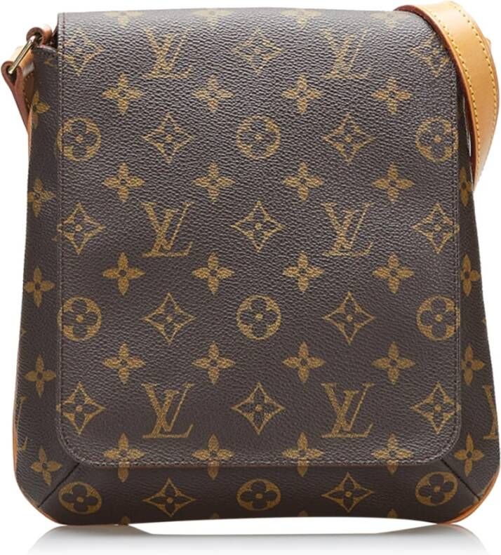 Louis Vuitton Vintage Monogram Muzette Salsa Short Strap Canvas Monogram Canvas France Bruin Dames