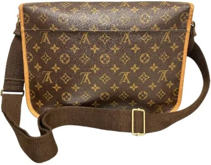 Louis Vuitton Vintage Pre-eigendom canvas Louis-Vuitton-Bags Bruin Heren