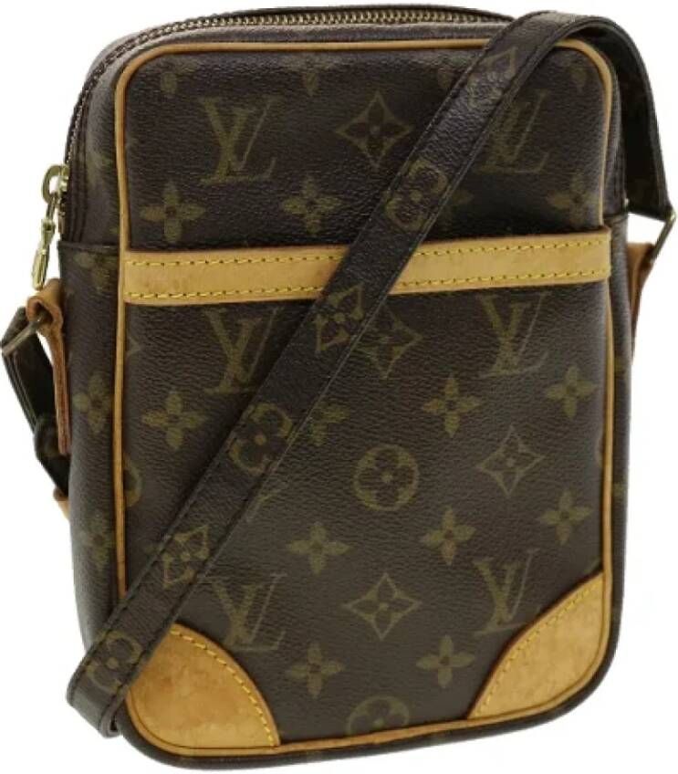 Louis Vuitton Vintage Pre-eigendom canvas Louis-Vuitton-Bags Bruin Heren