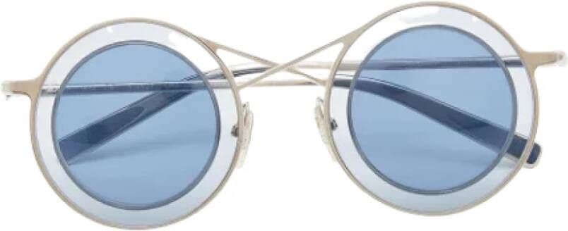 Louis Vuitton Vintage Pre-owned Acetate sunglasses Blauw Dames
