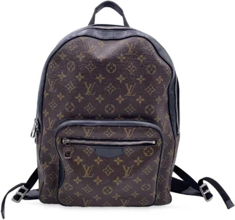 Louis Vuitton Vintage Pre-owned Canvas backpacks Brown Dames