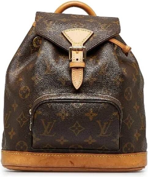 Louis Vuitton Vintage Pre-owned Canvas backpacks Bruin Dames