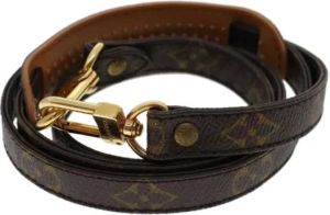 Louis Vuitton Vintage Pre-owned Canvas belts Bruin Unisex