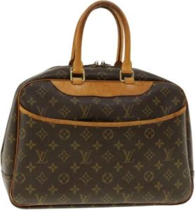 Louis Vuitton Vintage Pre-owned Canvas handbags Bruin Dames