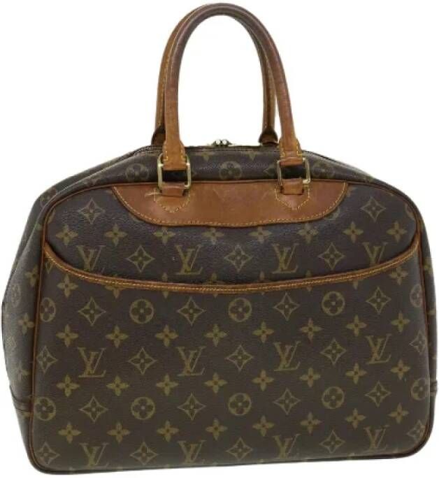 Louis Vuitton Vintage Pre-owned Canvas handbags Bruin Dames