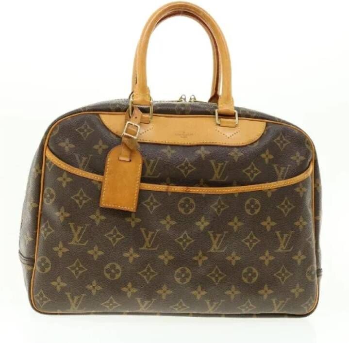 Louis Vuitton Vintage Pre-owned Canvas handbags Bruin Dames