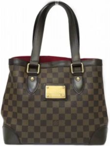 Louis Vuitton Vintage Pre-owned Canvas louis-vuitton-bags Bruin Dames