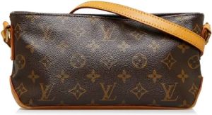 Louis Vuitton Vintage Pre-owned Canvas louis-vuitton-bags Bruin Dames