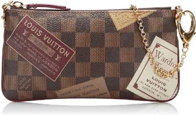 Louis Vuitton Vintage Pre-owned Canvas louis-vuitton-bags Bruin Dames