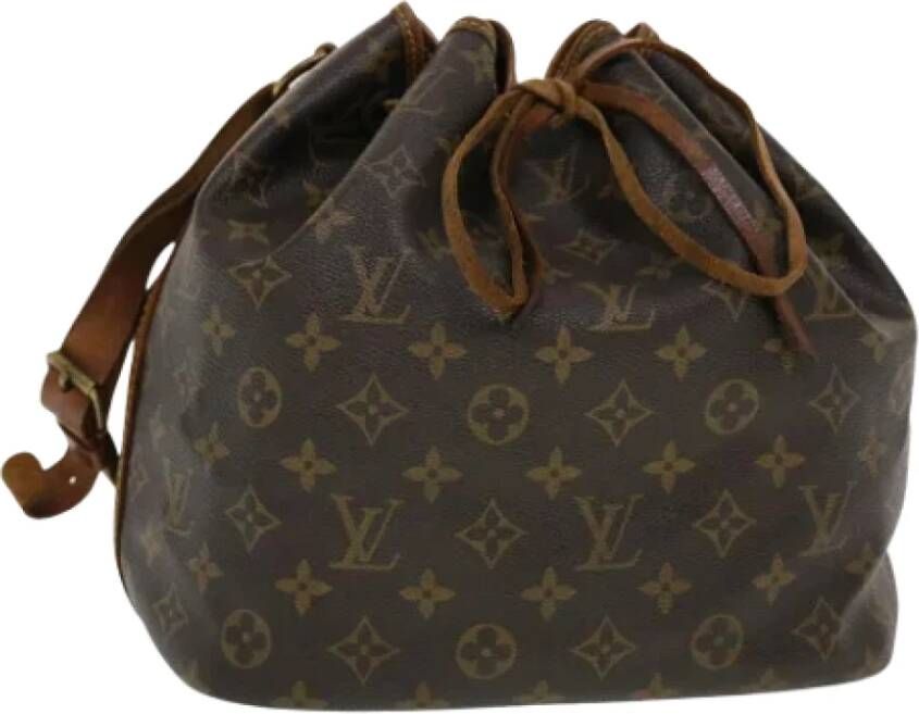 Louis Vuitton Vintage Pre-owned Canvas louis-vuitton-bags Bruin Dames