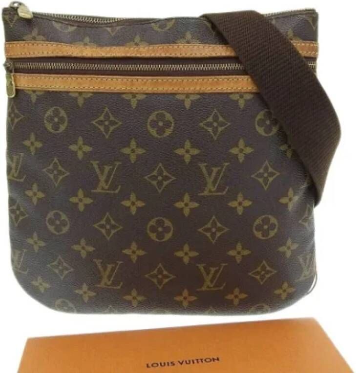 Louis Vuitton Vintage Pre-owned Canvas louis-vuitton-bags Bruin Dames