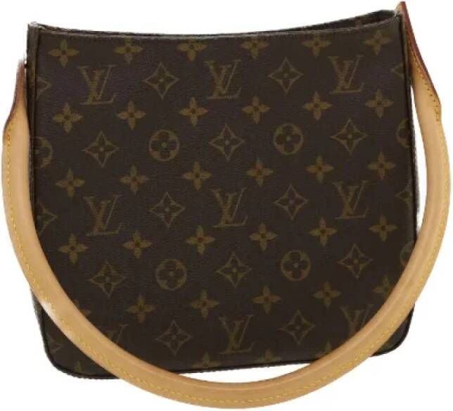Louis Vuitton Vintage Pre-owned Canvas louis-vuitton-bags Bruin Dames