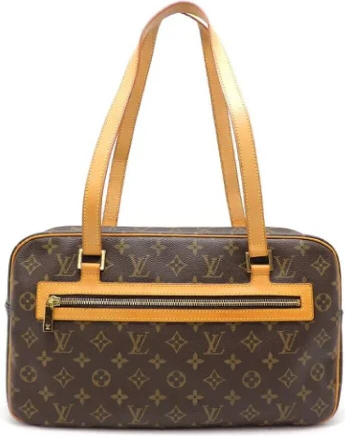 Louis Vuitton Vintage Pre-owned Canvas louis-vuitton-bags Bruin Dames