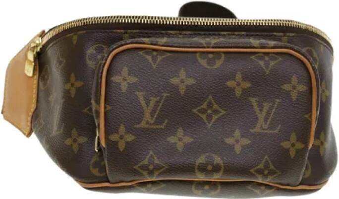 Louis Vuitton Vintage Pre-owned Canvas louis-vuitton-bags Bruin Dames