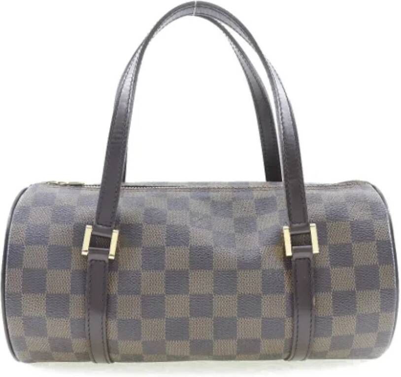 Louis Vuitton Vintage Pre-owned Canvas louis-vuitton-bags Bruin Dames