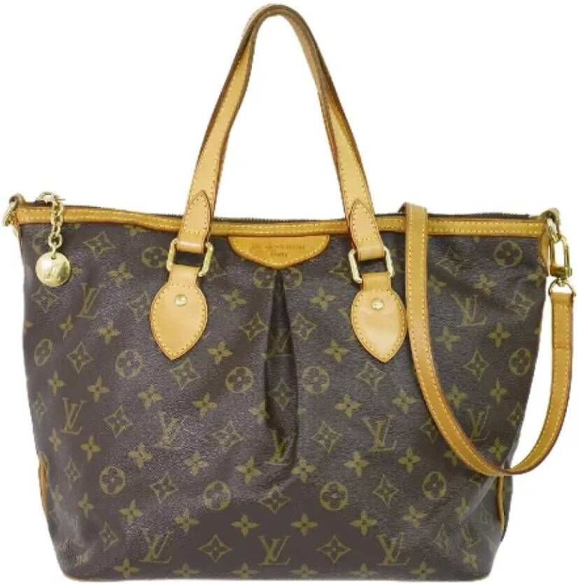 Louis Vuitton Vintage Pre-owned Canvas louis-vuitton-bags Bruin Dames
