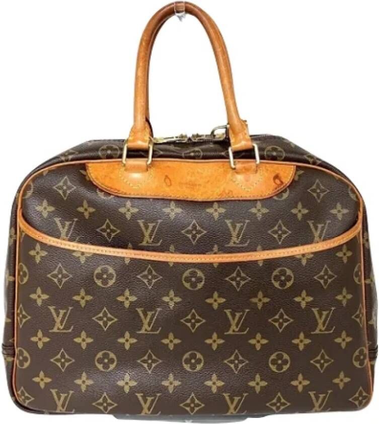 Louis Vuitton Vintage Pre-owned Canvas louis-vuitton-bags Bruin Dames