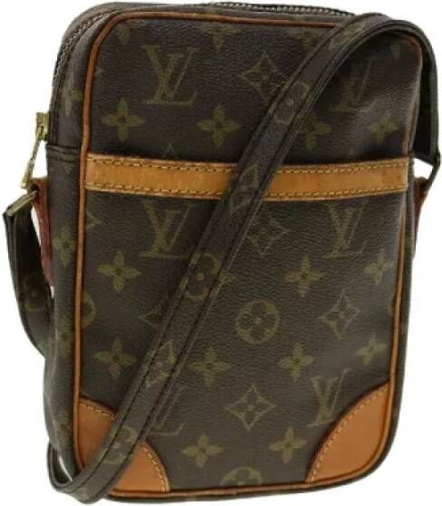 Louis Vuitton Vintage Pre-owned Canvas louis-vuitton-bags Bruin Heren