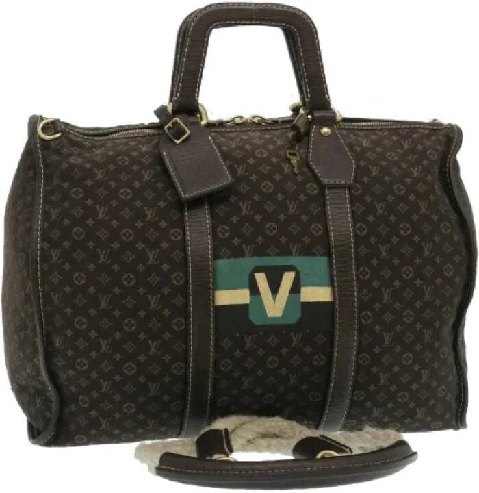 Louis Vuitton Vintage Pre-owned Canvas louis-vuitton-bags Bruin Heren