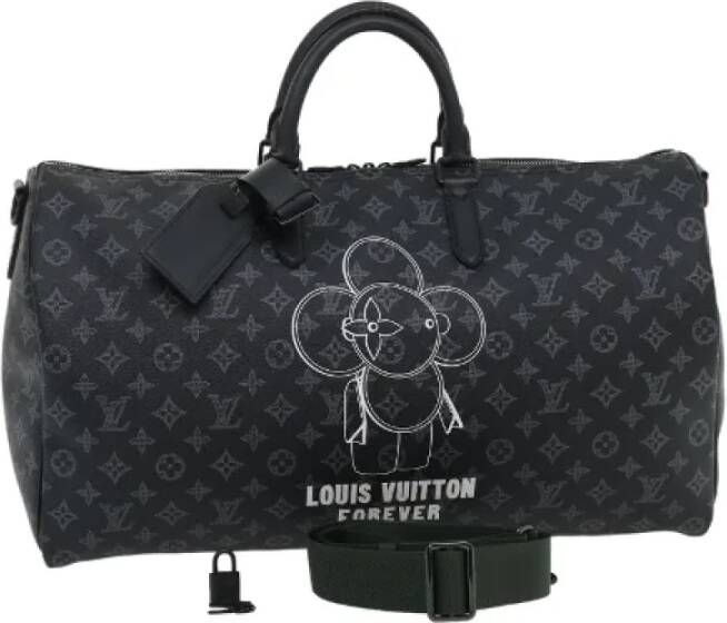 Louis Vuitton Vintage Pre-owned Canvas louis-vuitton-bags Zwart Dames