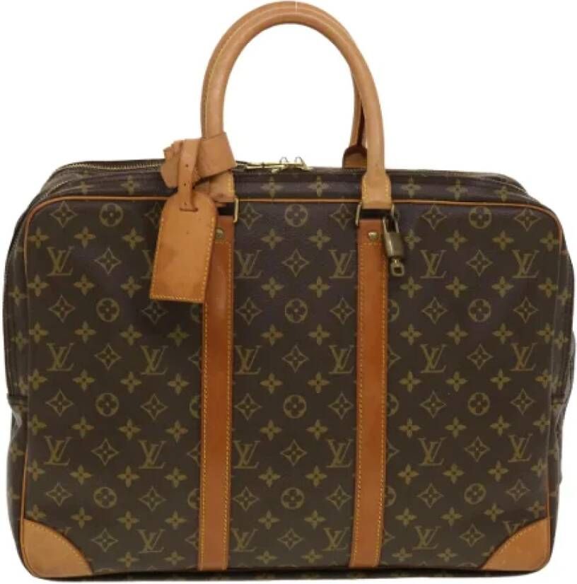 Louis Vuitton Vintage Pre-owned Canvas travel-bags Bruin Dames