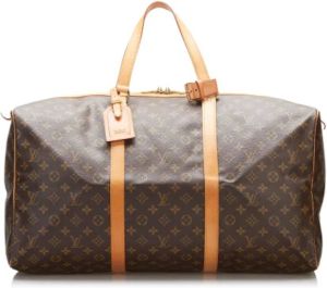 Louis Vuitton Vintage Pre-owned Canvas travel-bags Bruin Unisex
