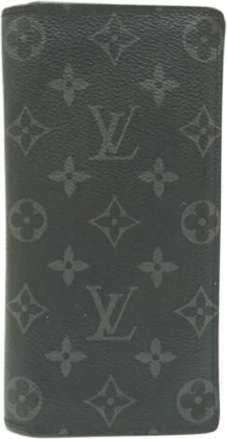 Louis Vuitton Vintage Pre-owned Canvas wallets Zwart Heren