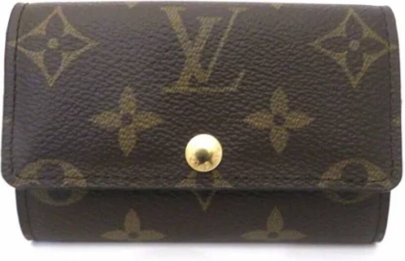 Louis Vuitton Vintage Pre-owned Coated canvas key-holders Bruin Dames