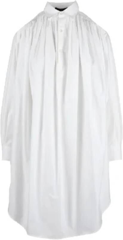 Louis Vuitton Vintage Pre-owned Cotton dresses Wit Dames