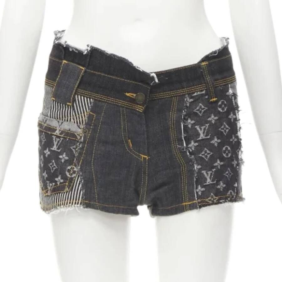 Louis Vuitton Vintage Pre-owned Cotton jeans Blauw Dames