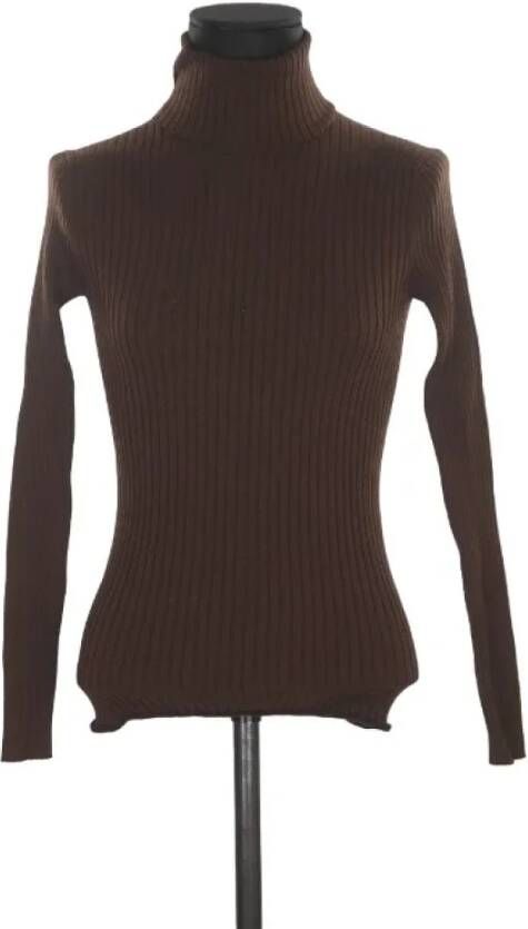 Louis Vuitton Vintage Pre-owned Cotton tops Bruin Dames