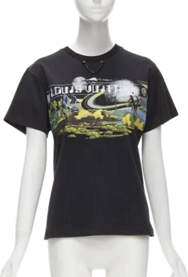 Louis Vuitton Vintage Pre-owned Cotton tops Zwart Dames