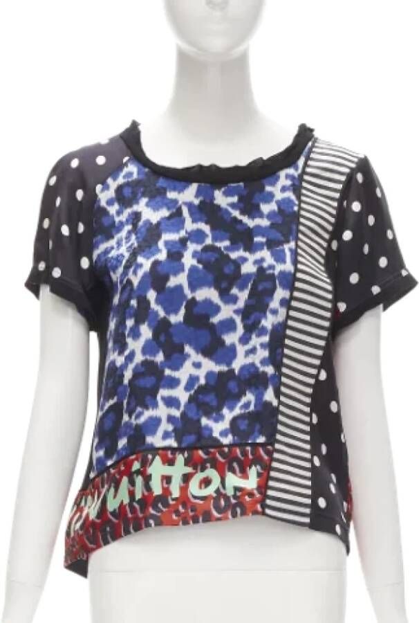 Louis Vuitton Vintage Pre-owned Cotton tops Zwart Dames